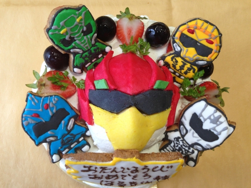 ジュウオウジャー キャラクターケーキ お祝いケーキ 新着情報 福岡 大宰府のパフェ レストラン ノエルの樹