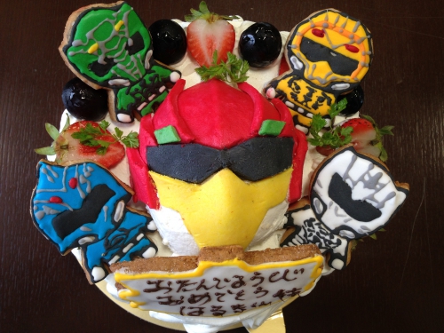 ジュウオウジャー キャラクターケーキ お祝いケーキ 新着情報 福岡 大宰府のパフェ レストラン ノエルの樹